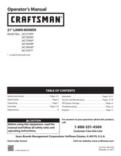 Craftsman 247.38298 Series Operator's Manual