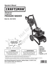 Craftsman 580.752910 Operator's Manual