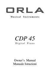 Orla CDP 45 Owner's Manual