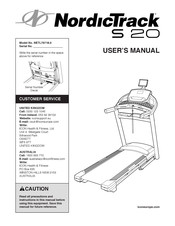 NordicTrack S 20 User Manual