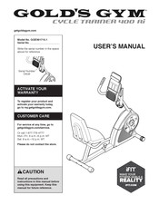 Gold's Gym CYCLE TRAINER 400 Ri User Manual