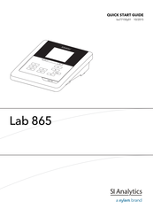 Xylem SI Analytics Lab 865 Quick Start Manual