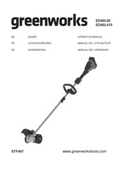 GreenWorks ED40L00 Operator's Manual