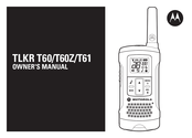 Motorola TLKR T61 Owner's Manual