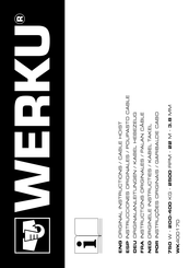 WERKU WK400170 Original Instructions Manual