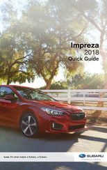 Subaru Impreza 2018 Quick Manual