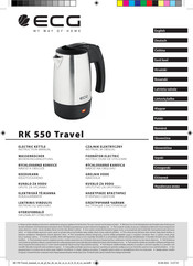 Ecg RK 550 Travel Instruction Manual