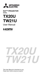 Mitsubishi Electric TW21U User Manual
