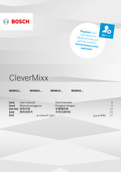 Bosch CleverMixx MSM2623GGB User Manual