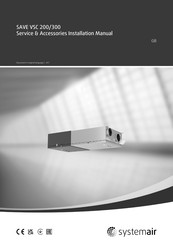 SystemAir VSC 200 Service & Accessories Installation Manual