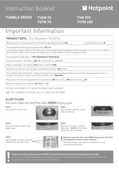 Hotpoint TVEM 70 Instruction Booklet