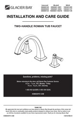 Glacier bay HD65601-5027D Installation And Care Manual