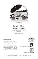 MTHTrains PREMIER GP-40 DIESEL ENGINE Operator's Manual