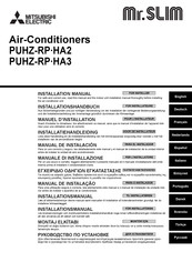Mitsubishi Electric Mr.Slim PUHZ-RP HA2 Series Installation Manual