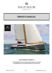 Dufour Yachts 382 Grand Large Owner's Manual