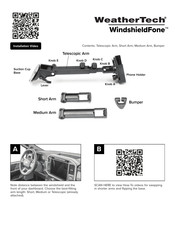 Weathertech WindshieldFone Quick Start Manual