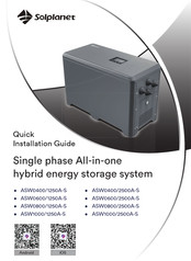 Solplanet ASW A-S Series Quick Installation Manual