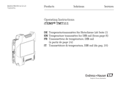 Endress+Hauser iTEMP TMT111 Operating Instructions Manual