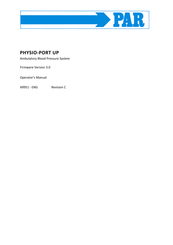 PAR PHYSIO-PORT UP Operator's Manual