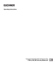 EUCHNER CTM-L2-BP Operating Instructions Manual