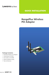 Cisco WMP110 RangePlus Quick Installation