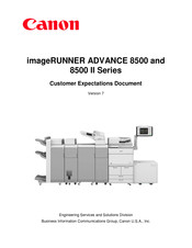 Canon imageRUNNER ADVANCE 8500 Series Manual