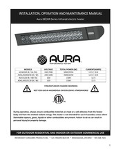 Aura DECOR Series Installation, Operation And Maintenance Manual