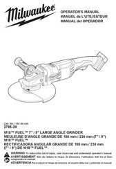 Milwaukee M18 FUEL 2785-20 Operator's Manual