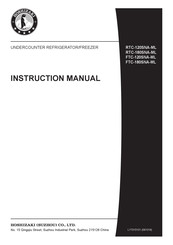 Hoshizaki RTC-120SNA-ML Instruction Manual