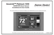 American Standard AZON1040 Installation & User Manual