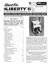Slant/Fin LIBERTY II LD-50H Installation And Operating Instructions Manual