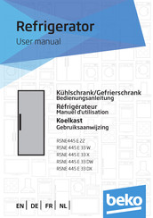 Beko RSNE445 E 22 User Manual