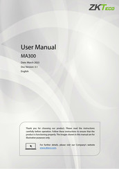 ZKTeco ma 300 User Manual