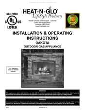 Heat-N-Glo DAKOTA Installation & Operating Instructions Manual