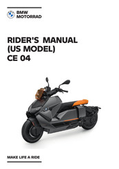 BMW Motorrad CE 04 Rider's Manual