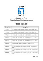 LevelOne GVT-2003 User Manual