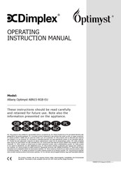 Dimplex Albany Optimyst ABN15-RGB-EU Operating Instructions Manual