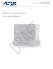 Harman AMX CE-COM2 Installation Manual