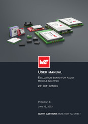 Wurth Elektronik 261001102500 Series User Manual