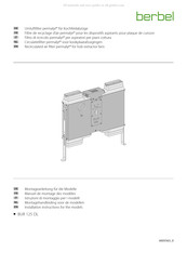 Berbel BUR 125 DL Installation Instructions Manual