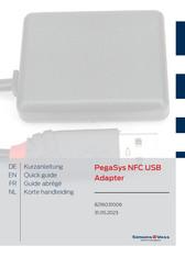 Simons Voss Technologies PegaSys NFC Quick Manual