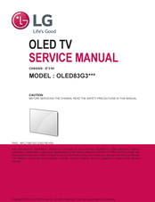 LG OLED83G3 Series Service Manual