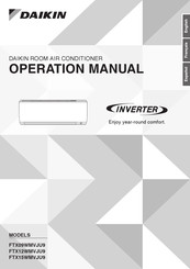 Daikin FTX09WMVJU9 Operation Manual