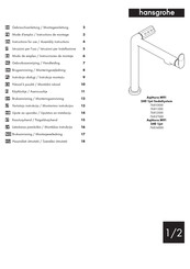 Hans Grohe Aqittura M91 240 1jet SodaSystem 76837 Series Instructions For Use/Assembly Instructions