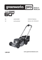 Greenworks 60v outlet mower manual