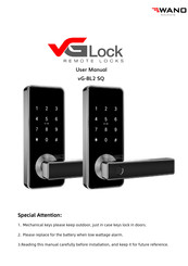 Wano vG Lock vG-BL2 SQ User Manual