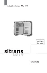 Siemens sitrans LU10 Instruction Manual