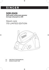 Singer Steam care 170 LIMITED EDITION Instruction Manual