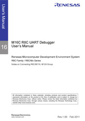 Renesas M16C R8C UART Debugger User Manual