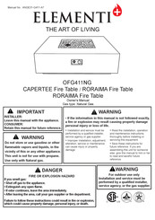 ELEMENTI RORAIMA OFG411NG Owner's Manual